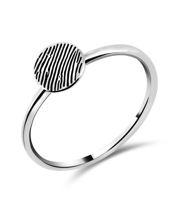 Vintage Style Silver Ring NSR-504